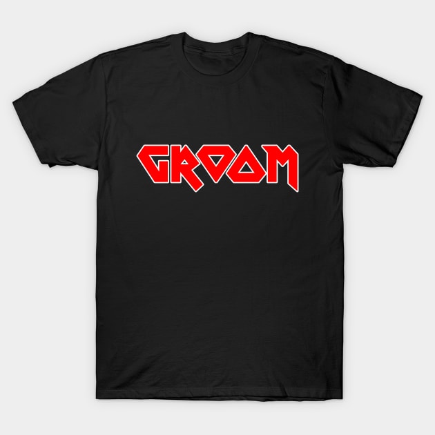 Metal Groom T-Shirt by drewbacca